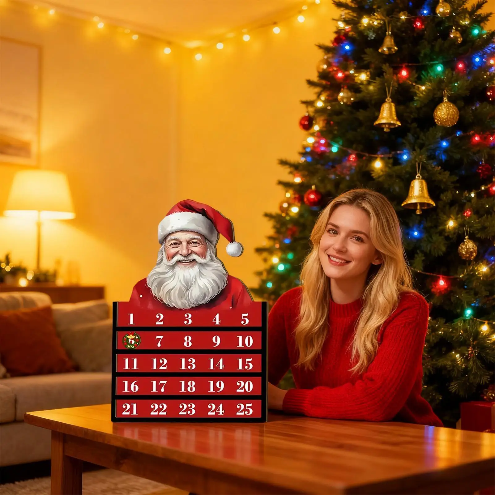 Деревянный рождественский календарь обратного отсчета, праздничный деревянный игрушечный декор, календарь обратного отсчета на Рождество для отпуска, праздника
Деревянный рождественский календарь обратного отсчета, праздничный деревянный игрушечный декор, календарь обратного отсчета на Рождество для отпуска, праздника