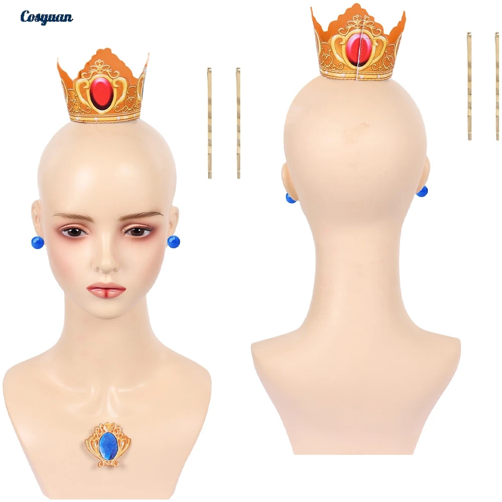 Anime Game 2026 Movie Cosplay Princess Peach Blue Crown Earrings Accessories Party Disguise Suits Halloween Roleplay Toy Props
Anime Game 2026 Movie Cosplay Princess Peach Blue Crown Earrings Accessories Party Disguise Suits Halloween Roleplay Toy Props