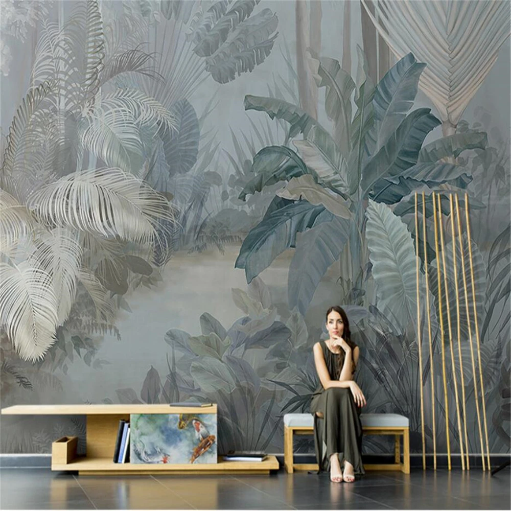 custom American plant garden 3d wallpaper Vintage TV background papel de parede European mural art wall paper banana tree hotel
custom American plant garden 3d wallpaper Vintage TV background papel de parede European mural art wall paper banana tree hotel