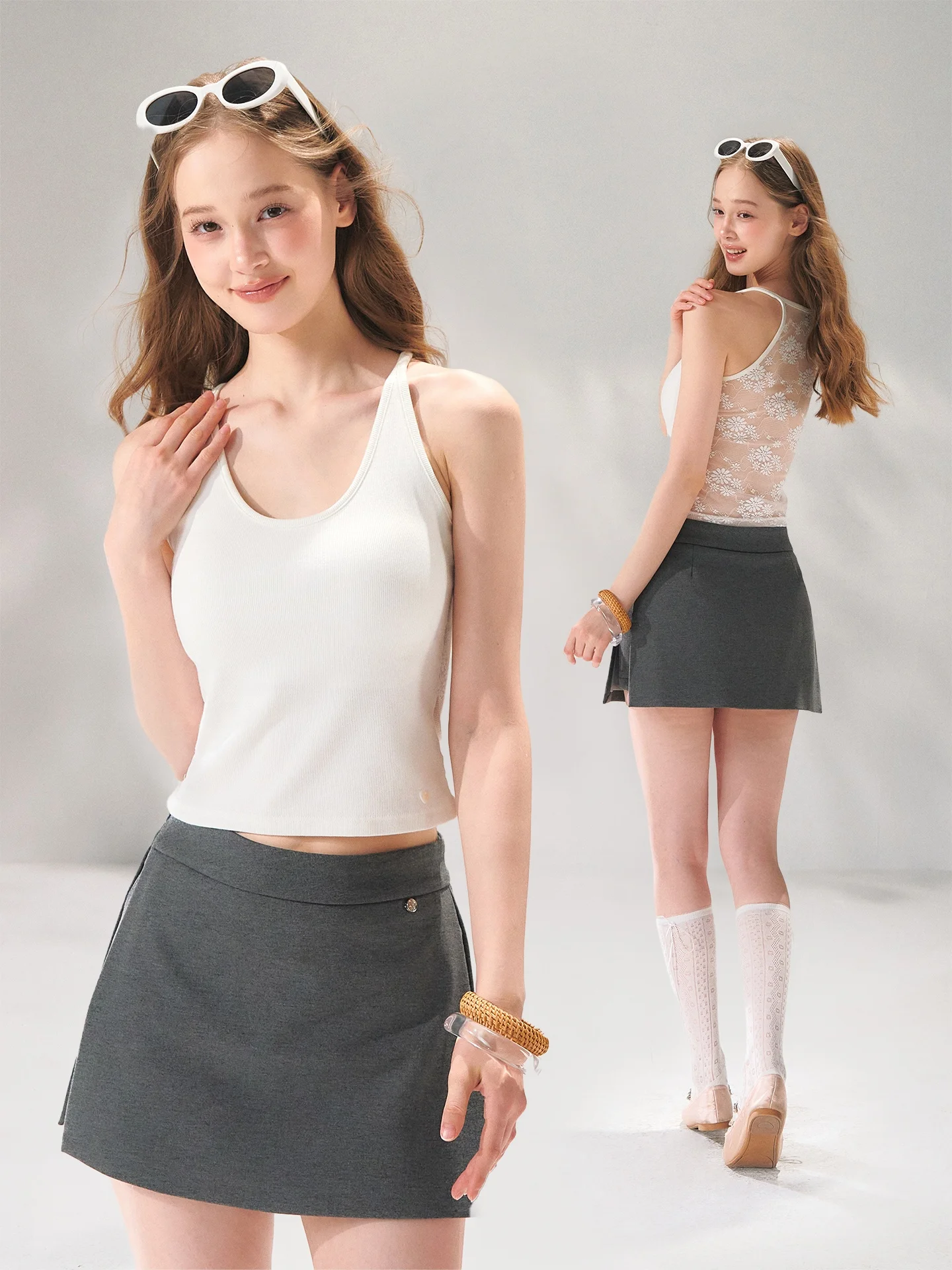 AsGony Lace Backless Strap Vest Pure Color U-Neck Base Bra One-Piece Outerwear Women's Fashion Summer High Elasticity Short L...
AsGony Lace Backless Strap Vest Pure Color U-Neck Base Bra One-Piece Outerwear Women's Fashion Summer High Elasticity Short L...