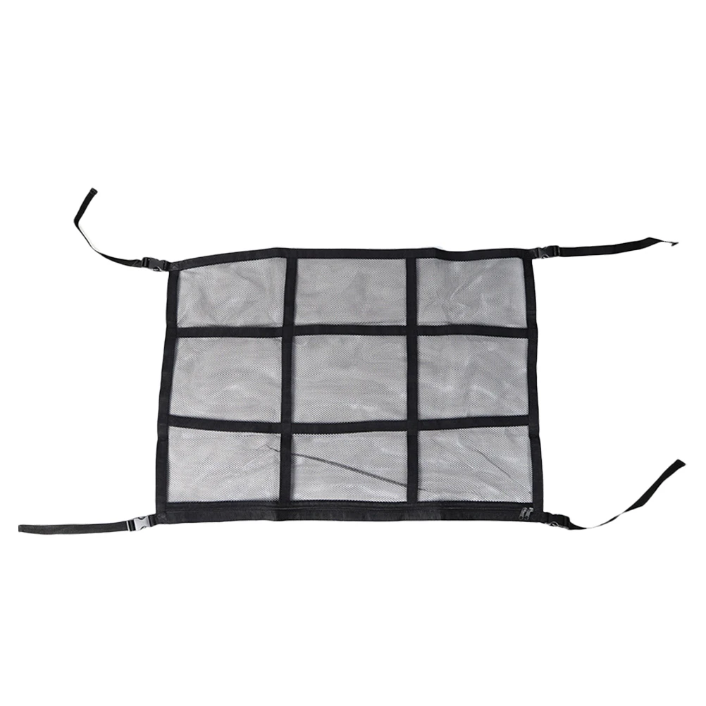 Car Roof Mesh Storage Organizer Pocket Polyester Cargo Bag Interior Net Adjustable Straps Suitable Models Store Tents Clothes
Car Roof Mesh Storage Organizer Pocket Polyester Cargo Bag Interior Net Adjustable Straps Suitable Models Store Tents Clothes
