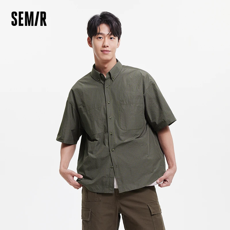 Semir Textured Plaid Shirt Men 2025 Summer New Versatile Layering Piece Suitable for Both Casual Outfits and Smart Casual Events
Semir Textured Plaid Shirt Men 2025 Summer New Versatile Layering Piece Suitable for Both Casual Outfits and Smart Casual Events