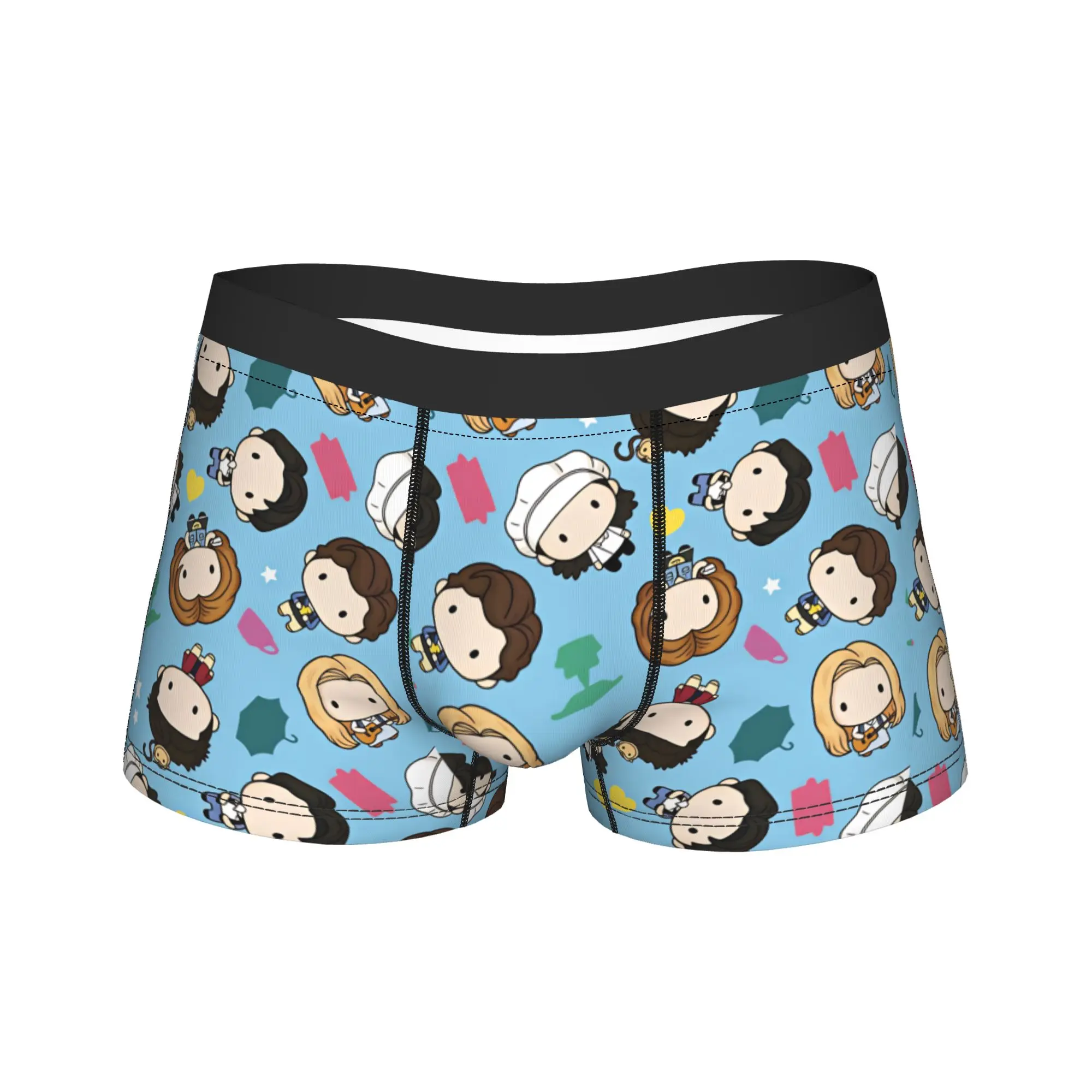 Friends Chibi Seamless Print Shorts Briefs Underwear High Quality Men's Funny Trunk Custom Plus Size Panties
Friends Chibi Seamless Print Shorts Briefs Underwear High Quality Men's Funny Trunk Custom Plus Size Panties
