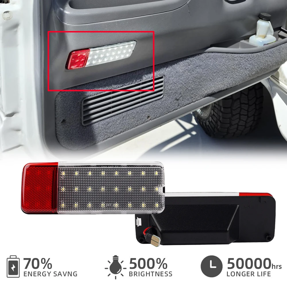 2Pcs Free Error LED Interior Side Door Panel Courtesy Warning Light for Ford F150 F250 F350 BRONCO 1992-1996 Courtesy Lamp
2Pcs Free Error LED Interior Side Door Panel Courtesy Warning Light for Ford F150 F250 F350 BRONCO 1992-1996 Courtesy Lamp