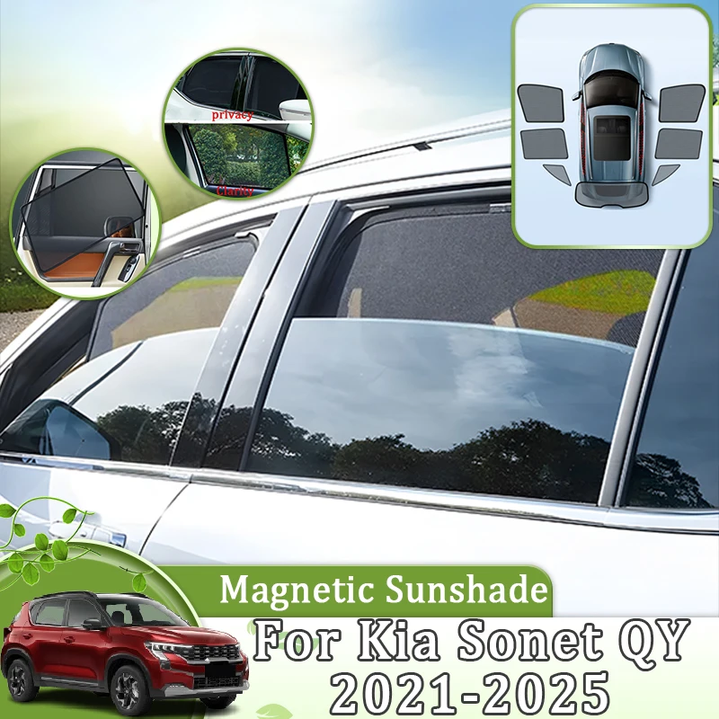 Magnetic Car Mesh Sunshade For Kia Sonet 2024 QY 2021 2022 2023 2025 Anti-UV Windshield Window Sun Visors Breathable Accessories
Magnetic Car Mesh Sunshade For Kia Sonet 2024 QY 2021 2022 2023 2025 Anti-UV Windshield Window Sun Visors Breathable Accessories