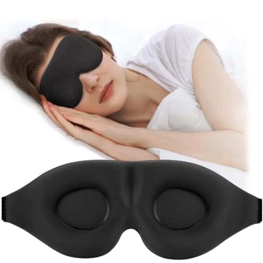 ZGGCD Sleep Mask for Side Sleeper, Light Blocking Sleeping Eye Mask for Women Men, 3D Contoured Cup Night Blindfold, Luxury Eye
ZGGCD Sleep Mask for Side Sleeper, Light Blocking Sleeping Eye Mask for Women Men, 3D Contoured Cup Night Blindfold, Luxury Eye