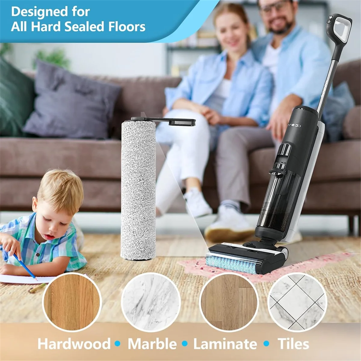 Замена фильтра RATE-eBrush и HEPA для беспроводного пылесоса Floor ONE S5 / S5 Pro / S5 Pro 2/S5 Blue для влажной и сухой уборки
Замена фильтра RATE-eBrush и HEPA для беспроводного пылесоса Floor ONE S5 / S5 Pro / S5 Pro 2/S5 Blue для влажной и сухой уборки