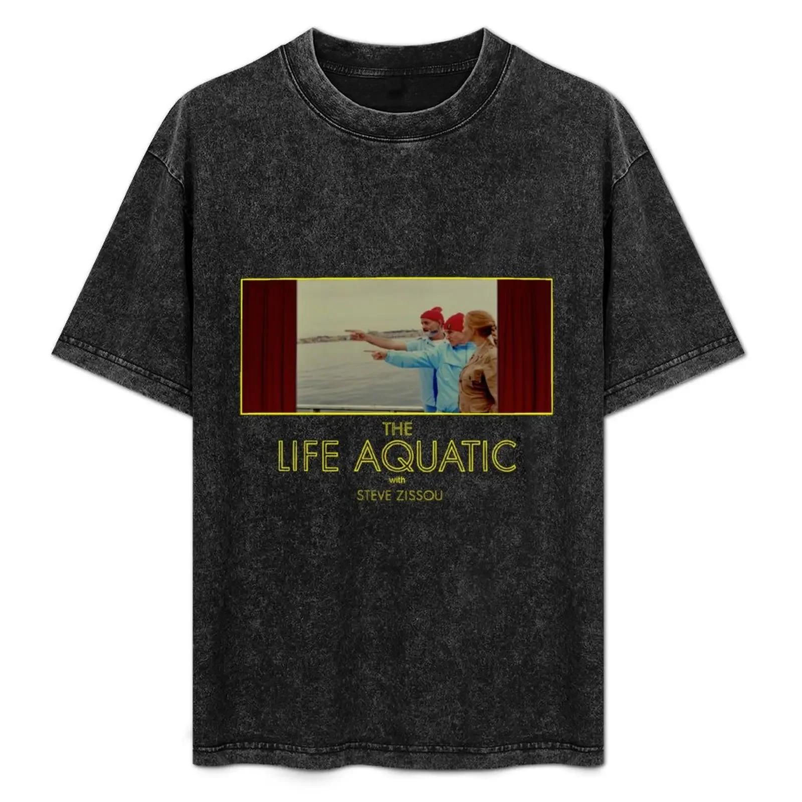 The Life Aquatic with Steve Zissou T-Shirt Big and Tall Crew Neck Tee
The Life Aquatic with Steve Zissou T-Shirt Big and Tall Crew Neck Tee