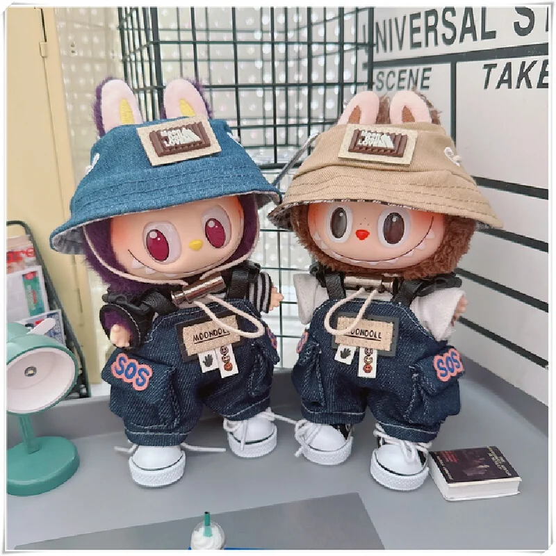 V1 V2 Labubu 17cm Plush Doll Clothes Accessories Trendy Cool Workwear Overalls Hat Set Hat Shoe Fashion Set Spring Wilderness
V1 V2 Labubu 17cm Plush Doll Clothes Accessories Trendy Cool Workwear Overalls Hat Set Hat Shoe Fashion Set Spring Wilderness