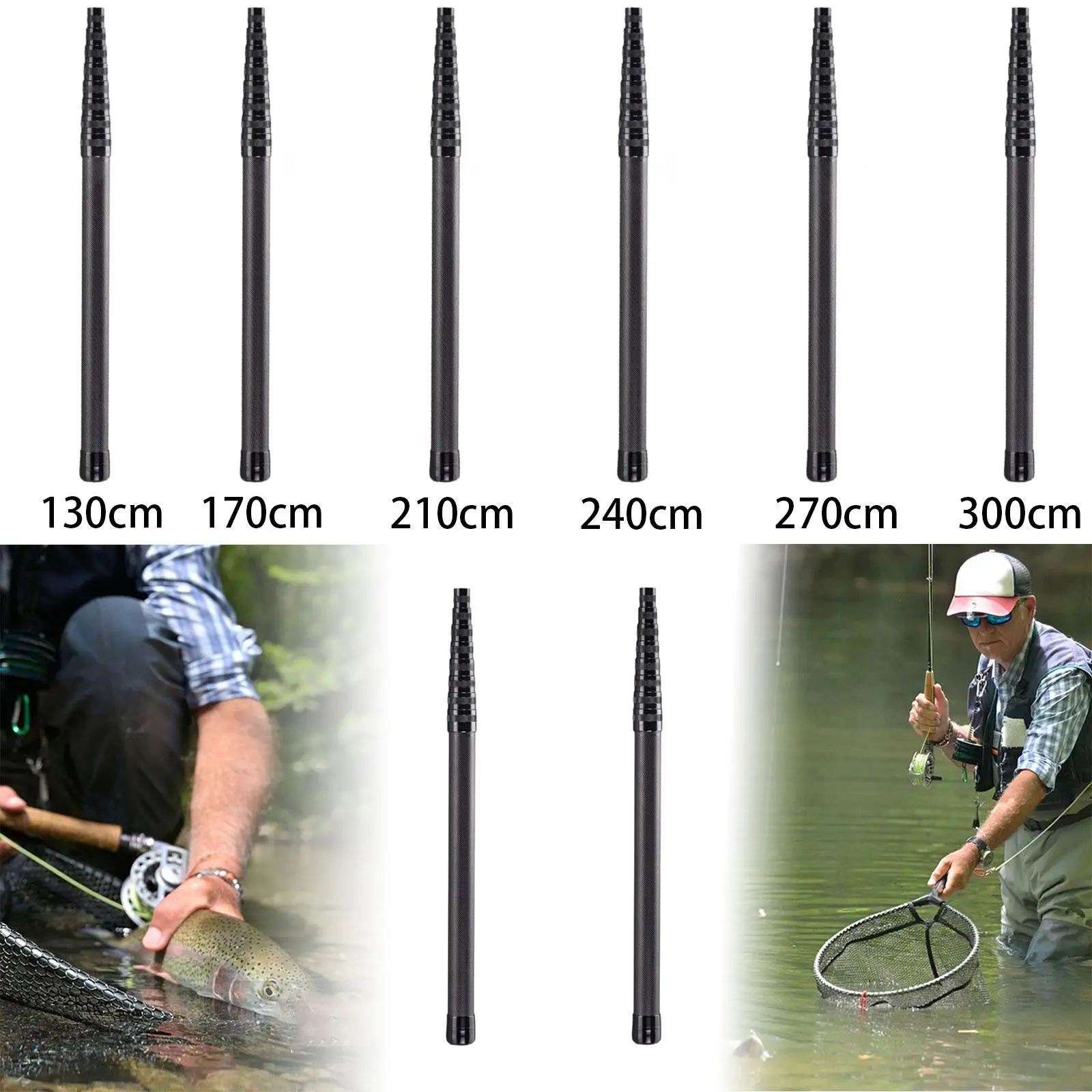 Fishing Net Pole, Telescopic Rod,Nonslip Handle,Portable,Extension Long Handle,Accessories for Enthusiasts,Trout Salmon,River
Fishing Net Pole, Telescopic Rod,Nonslip Handle,Portable,Extension Long Handle,Accessories for Enthusiasts,Trout Salmon,River
