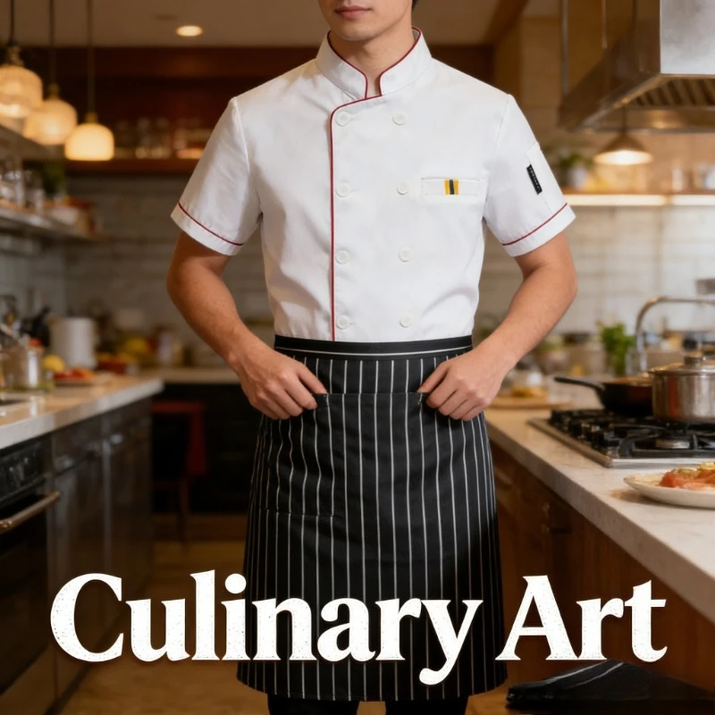 Hotel Restaurant Kitchen Rear Set Spring Autumn Long Sleeve Chef Work Clothes for Men and Women
Hotel Restaurant Kitchen Rear Set Spring Autumn Long Sleeve Chef Work Clothes for Men and Women