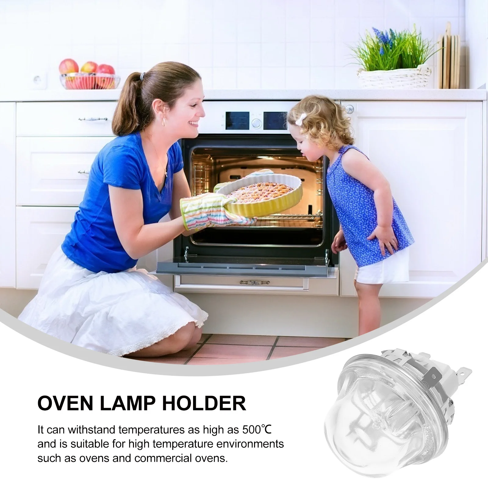 Heat Resistant Oven Lamp Holder High Temperature Socket Adapter for Commercial Oven Light Bulb Holder Replacement
Heat Resistant Oven Lamp Holder High Temperature Socket Adapter for Commercial Oven Light Bulb Holder Replacement