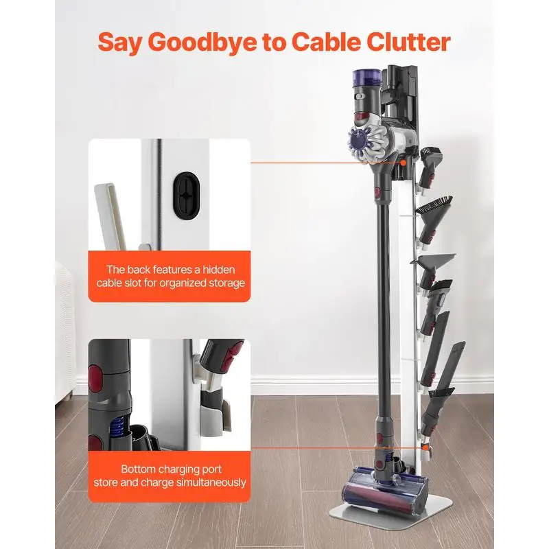 Vacuum Stand, Compatible with Dyson G5 V15 V12 V11 V10 V8 V7 V6 Series Upright Vacuums Cleaners & Accessories, Stable Vacuum
Vacuum Stand, Compatible with Dyson G5 V15 V12 V11 V10 V8 V7 V6 Series Upright Vacuums Cleaners & Accessories, Stable Vacuum