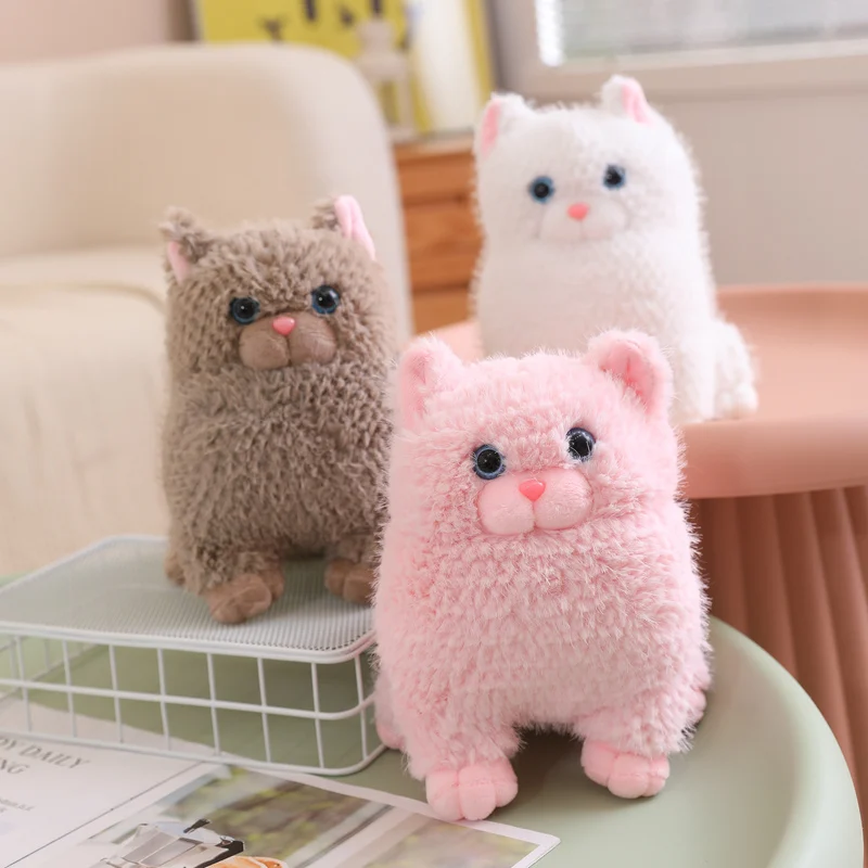 Adorable Cat Kitten Doll Plush Toy Fluffy Pink White Brown Cartoon Kawaii Animal Pet Plushie Soft Appeasing Present
Adorable Cat Kitten Doll Plush Toy Fluffy Pink White Brown Cartoon Kawaii Animal Pet Plushie Soft Appeasing Present