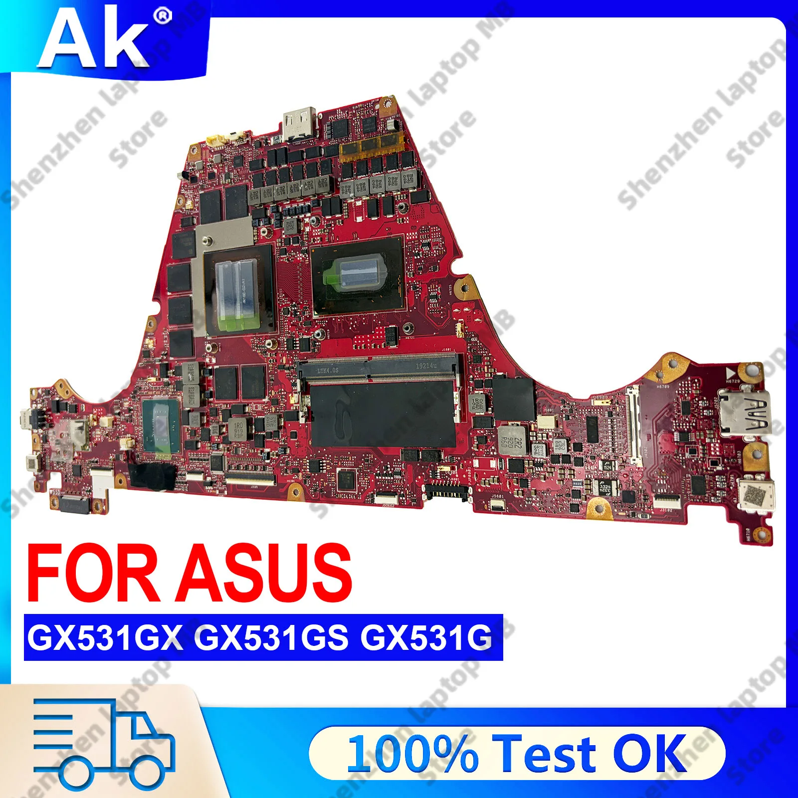 GX531GX Laptop Motherboard For ASUS ROG Zephyrus GX531GV GX531GW GX531G GX531GM GX531GS GX531GX Mainboard I5 I7 I9 CPU tests OK
GX531GX Laptop Motherboard For ASUS ROG Zephyrus GX531GV GX531GW GX531G GX531GM GX531GS GX531GX Mainboard I5 I7 I9 CPU tests OK
