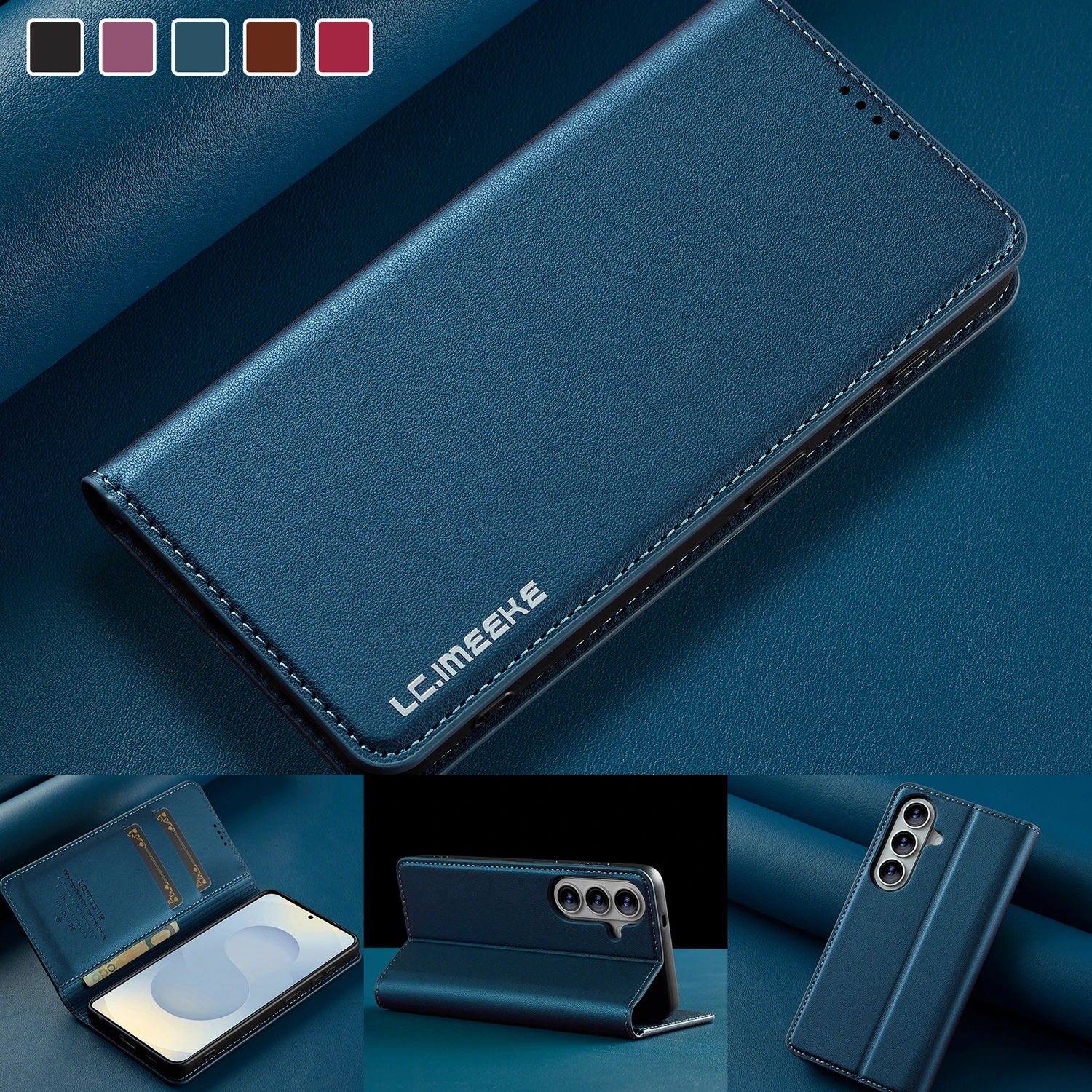 L1 For Samsung Galaxy A57 5G Luxury Wallet Stand Case PU Leather Flip Holster Protect Full Cover Shockproof Shell Manetic Close
L1 For Samsung Galaxy A57 5G Luxury Wallet Stand Case PU Leather Flip Holster Protect Full Cover Shockproof Shell Manetic Close
