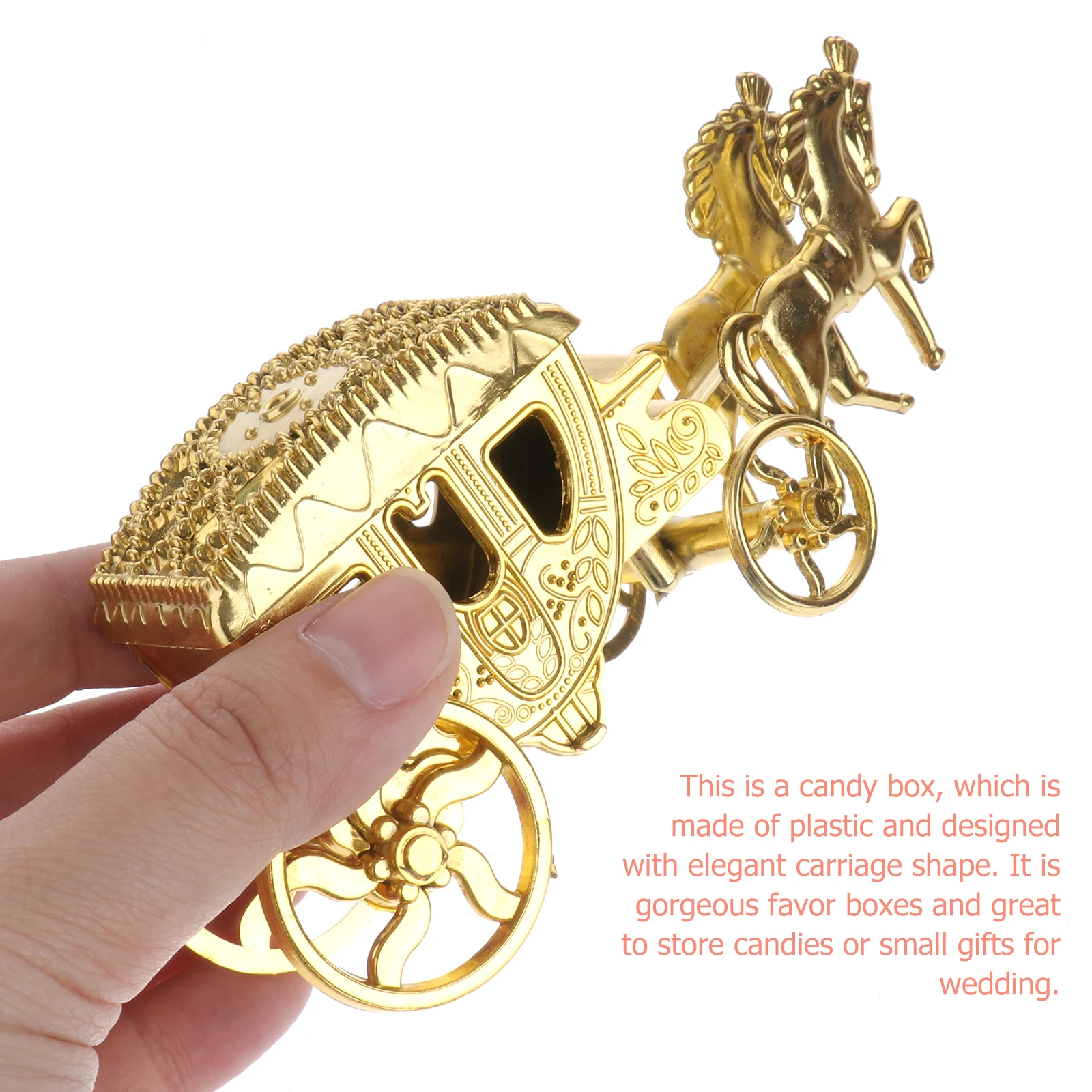 10Pcs Elegant Carriage Wedding Candy Box Gift Boxes Sweet Treats Favor Containers 
10Pcs Elegant Carriage Wedding Candy Box Gift Boxes Sweet Treats Favor Containers