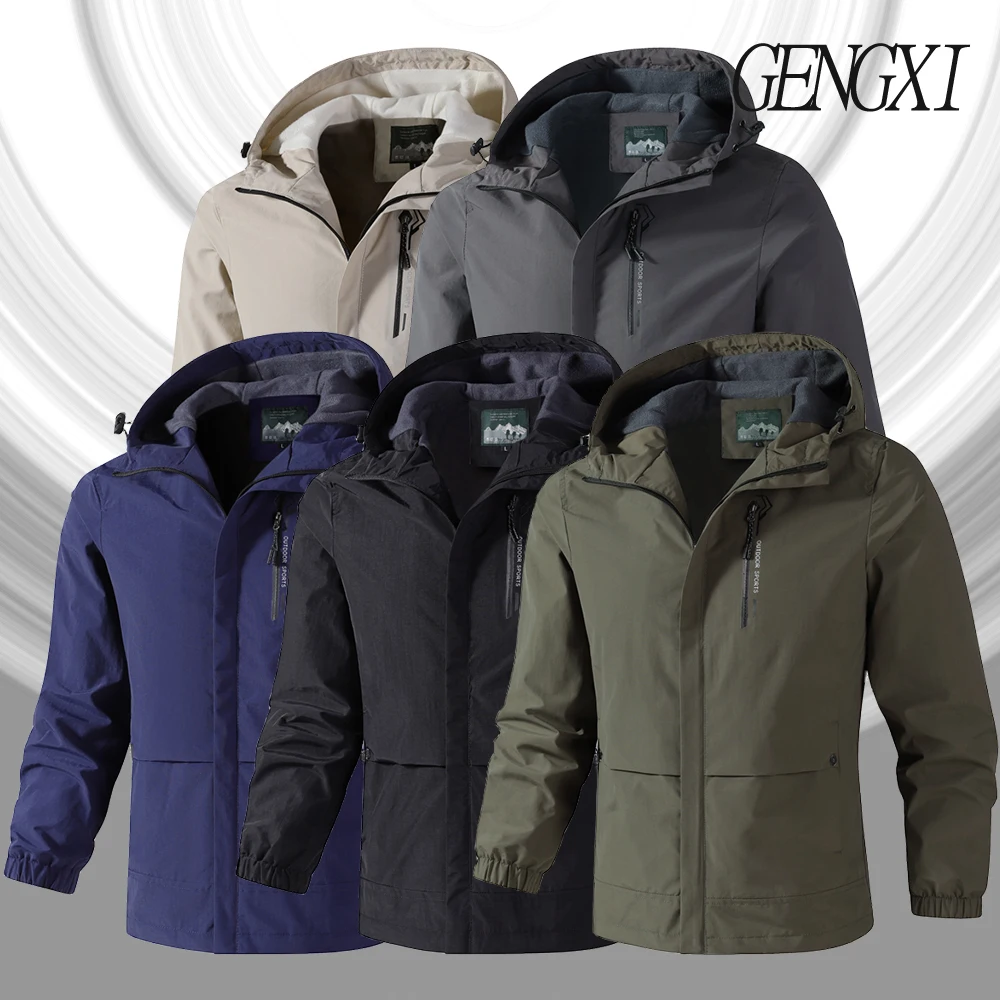 Новое осеннее поступление, мужская рабочая одежда, куртка, повседневная спортивная ветрозащитная и износостойкая куртка с капюшоном, модная верхняя одежда для улицы
Новое осеннее поступление, мужская рабочая одежда, куртка, повседневная спортивная ветрозащитная и износостойкая куртка с капюшоном, модная верхняя одежда для улицы