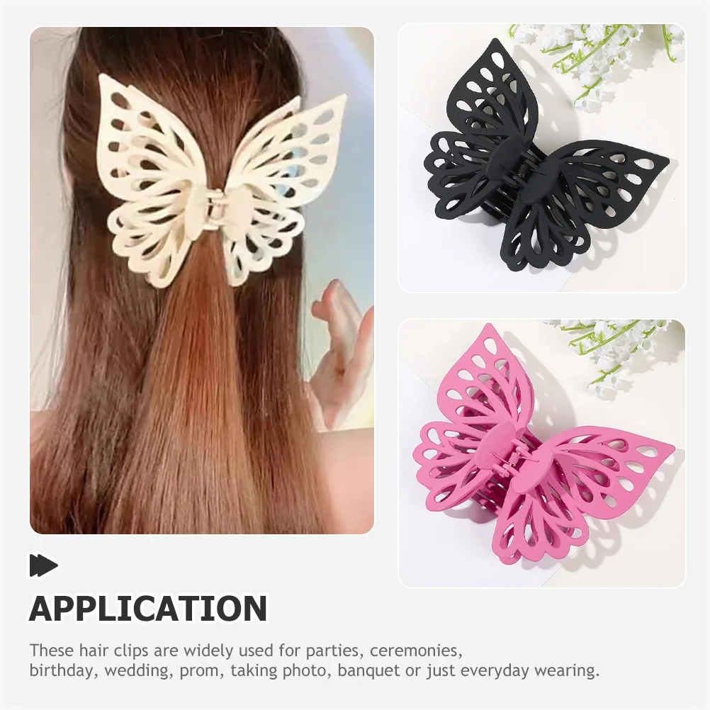 3pcs Hair Clips Butterflies Large Claw Barrettes For Women Thick Long Short Hair Jaw Clip Accessories Party Wedding Prom
3pcs Hair Clips Butterflies Large Claw Barrettes For Women Thick Long Short Hair Jaw Clip Accessories Party Wedding Prom