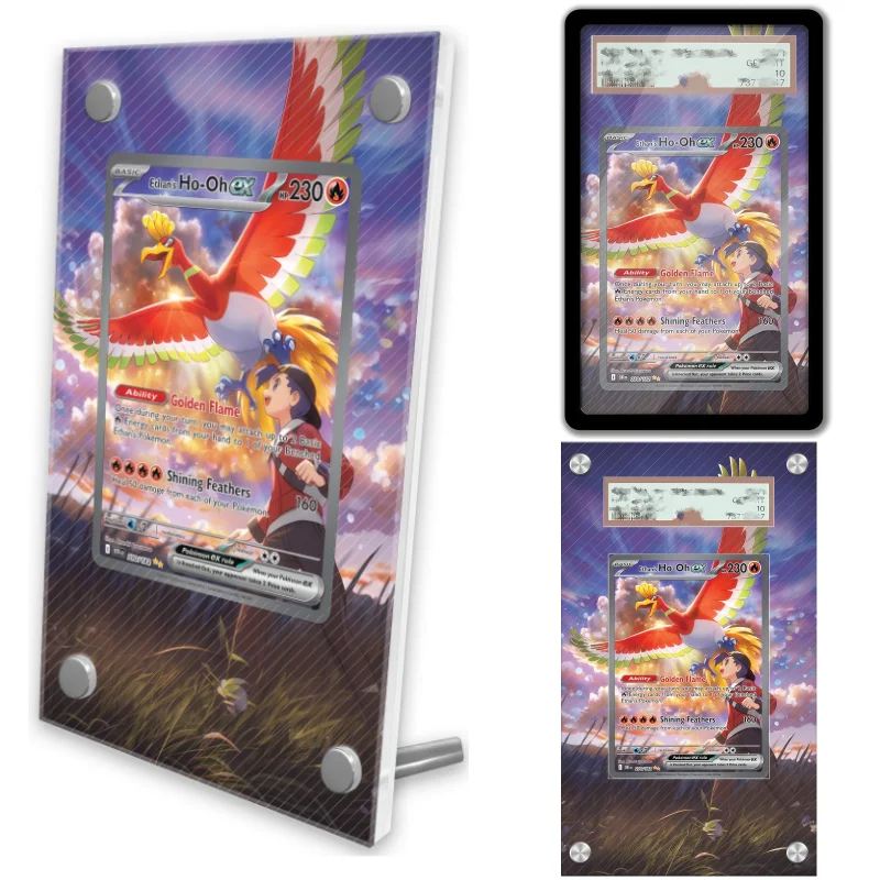 Anime Art Display for Pokemon Ethan's Ho Oh Anime Games Gifts Expand Art Acrylic Protective Case Keychain Evaluation Level Toys
Anime Art Display for Pokemon Ethan's Ho Oh Anime Games Gifts Expand Art Acrylic Protective Case Keychain Evaluation Level Toys
