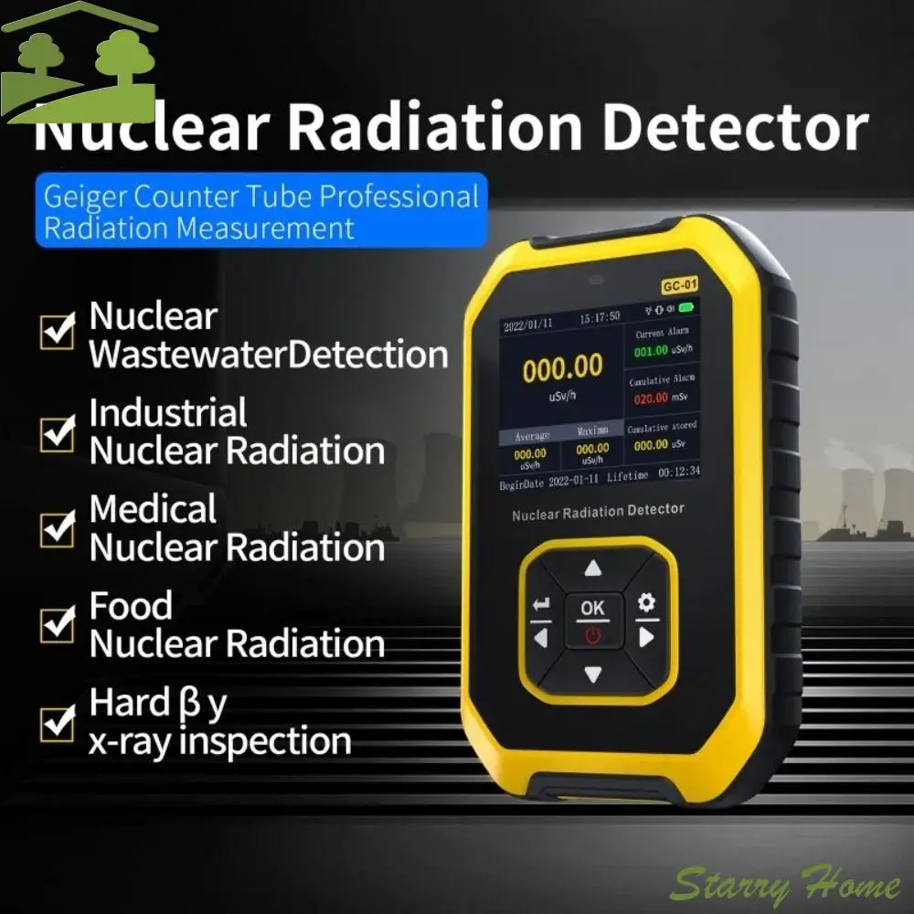 LCD Display Nuclear Radiation Detector High Sensitivity Multi-function Marble Detector Long Battery Life Three Prompt Modes
LCD Display Nuclear Radiation Detector High Sensitivity Multi-function Marble Detector Long Battery Life Three Prompt Modes