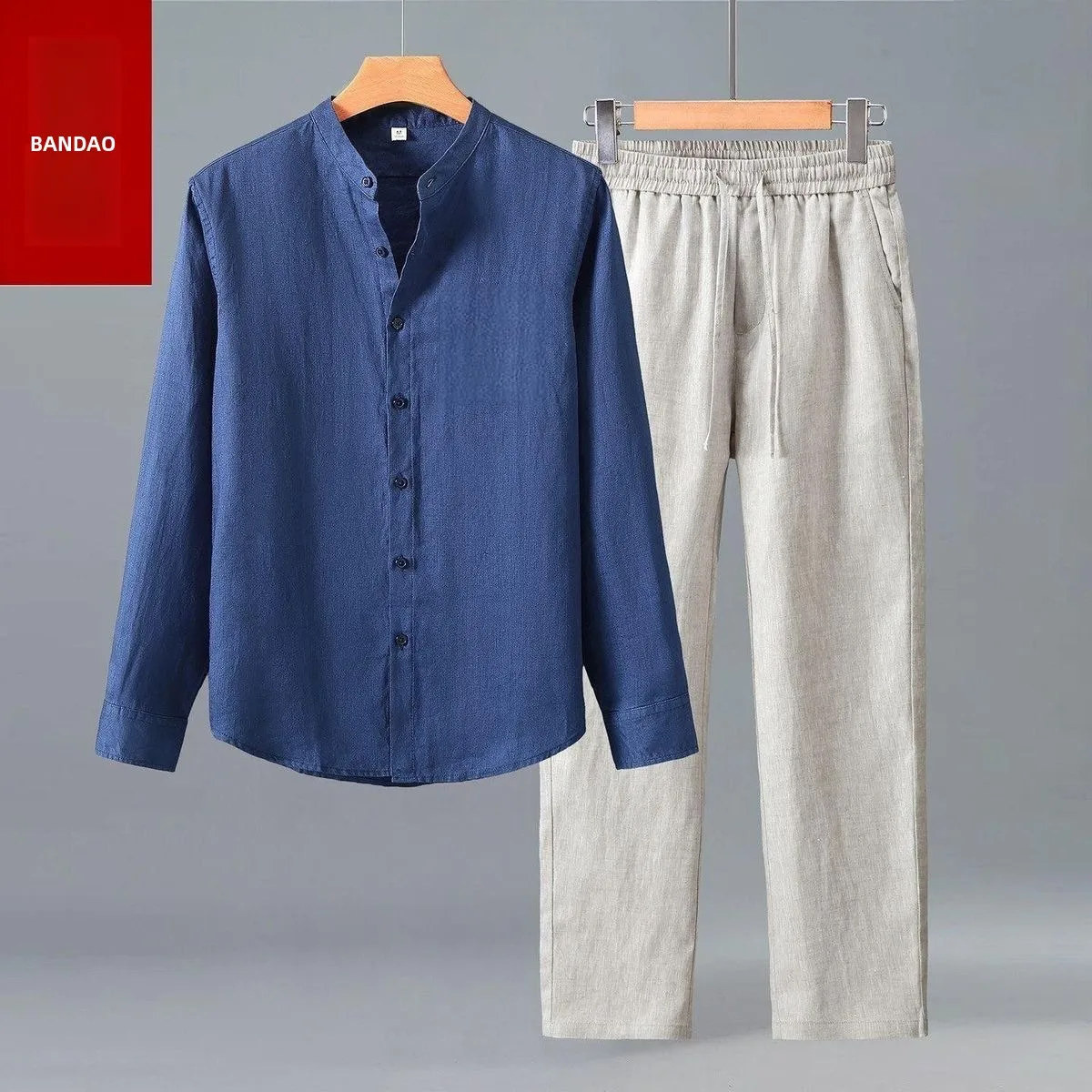 Spring Summer Men's Pure Linen Long Sleeve Casual Shirt Thin Cotton Linen Fabric Outerwear Set Loose Fit Breathable Youthwear
Spring Summer Men's Pure Linen Long Sleeve Casual Shirt Thin Cotton Linen Fabric Outerwear Set Loose Fit Breathable Youthwear
