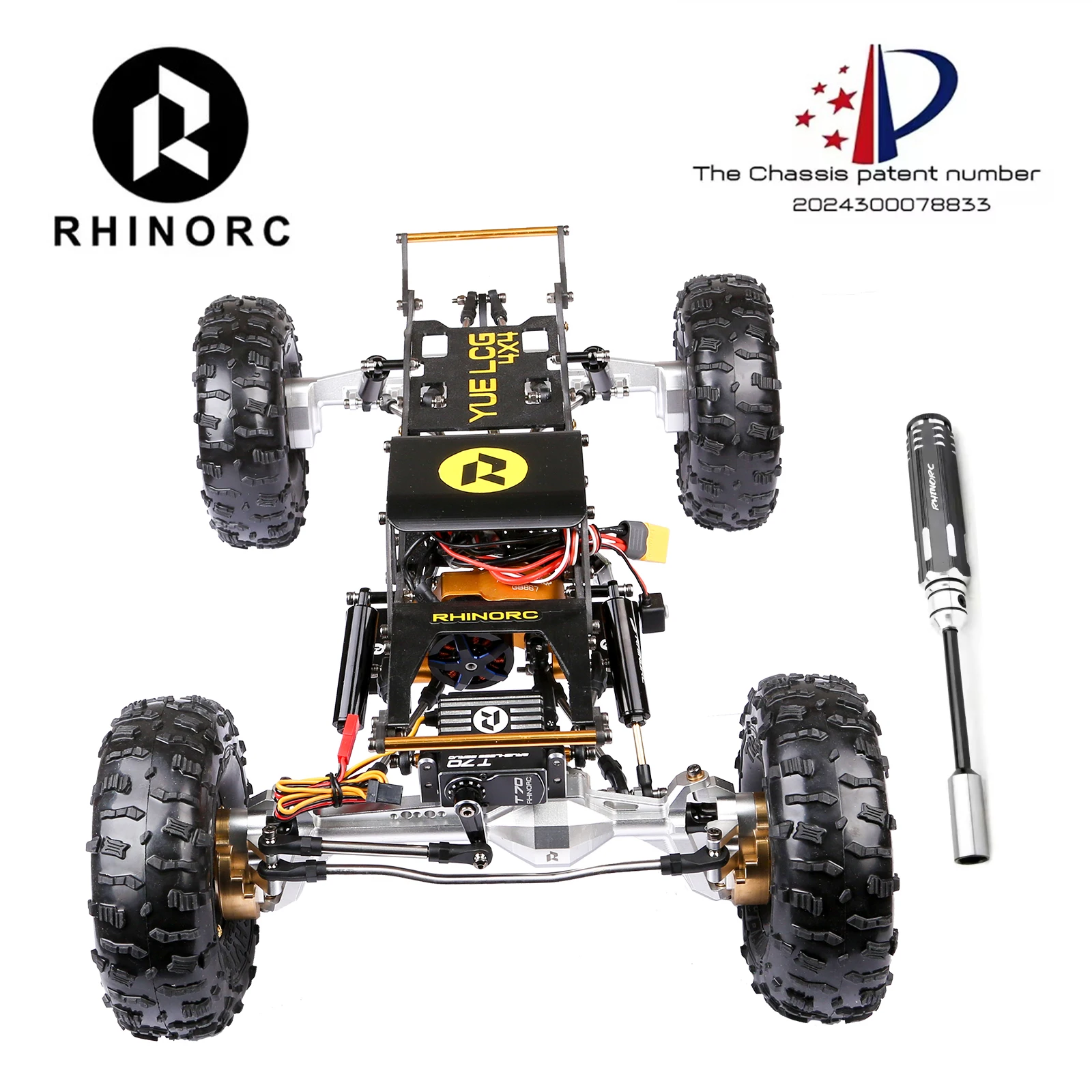 RhinoRC YUE LCG V2 Crawler Car With T70 Servo AM32 40A ESC S12 Outrunner Motor Combo for 1/10 Crawler RTR Off-Road Competition
RhinoRC YUE LCG V2 Crawler Car With T70 Servo AM32 40A ESC S12 Outrunner Motor Combo for 1/10 Crawler RTR Off-Road Competition