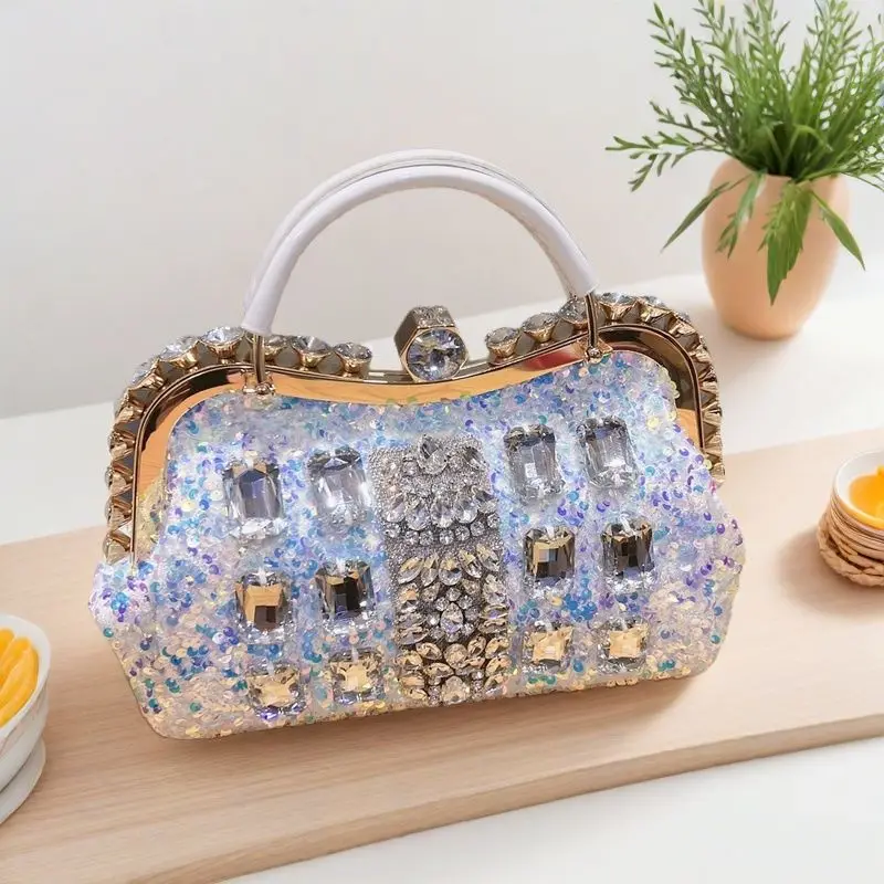 Designer Brand Handbag New Fashion Sequined and Diamond-encrusted Shoulder Crossbody Bags for Women Сумка Женская
Designer Brand Handbag New Fashion Sequined and Diamond-encrusted Shoulder Crossbody Bags for Women Сумка Женская