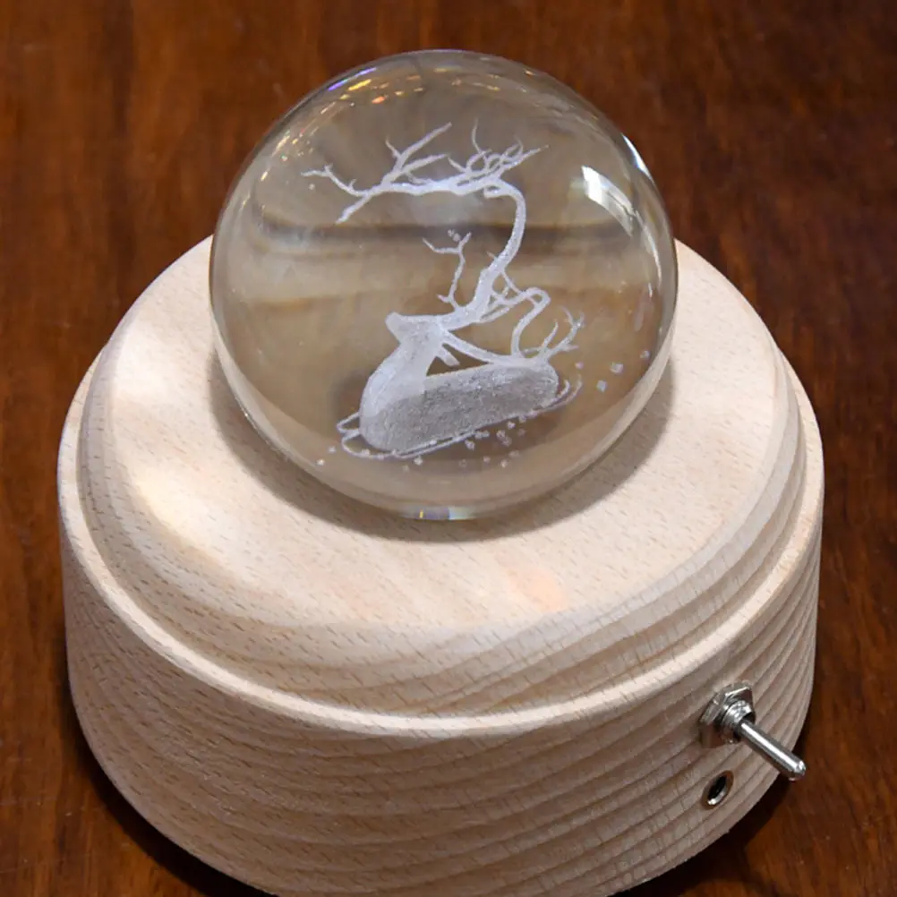 Crystal Ball Music Box Night Light Small Glowing Carved Inside Decorative LED Child Musical Practical Durable Home Coffee Shop 
Crystal Ball Music Box Night Light Small Glowing Carved Inside Decorative LED Child Musical Practical Durable Home Coffee Shop