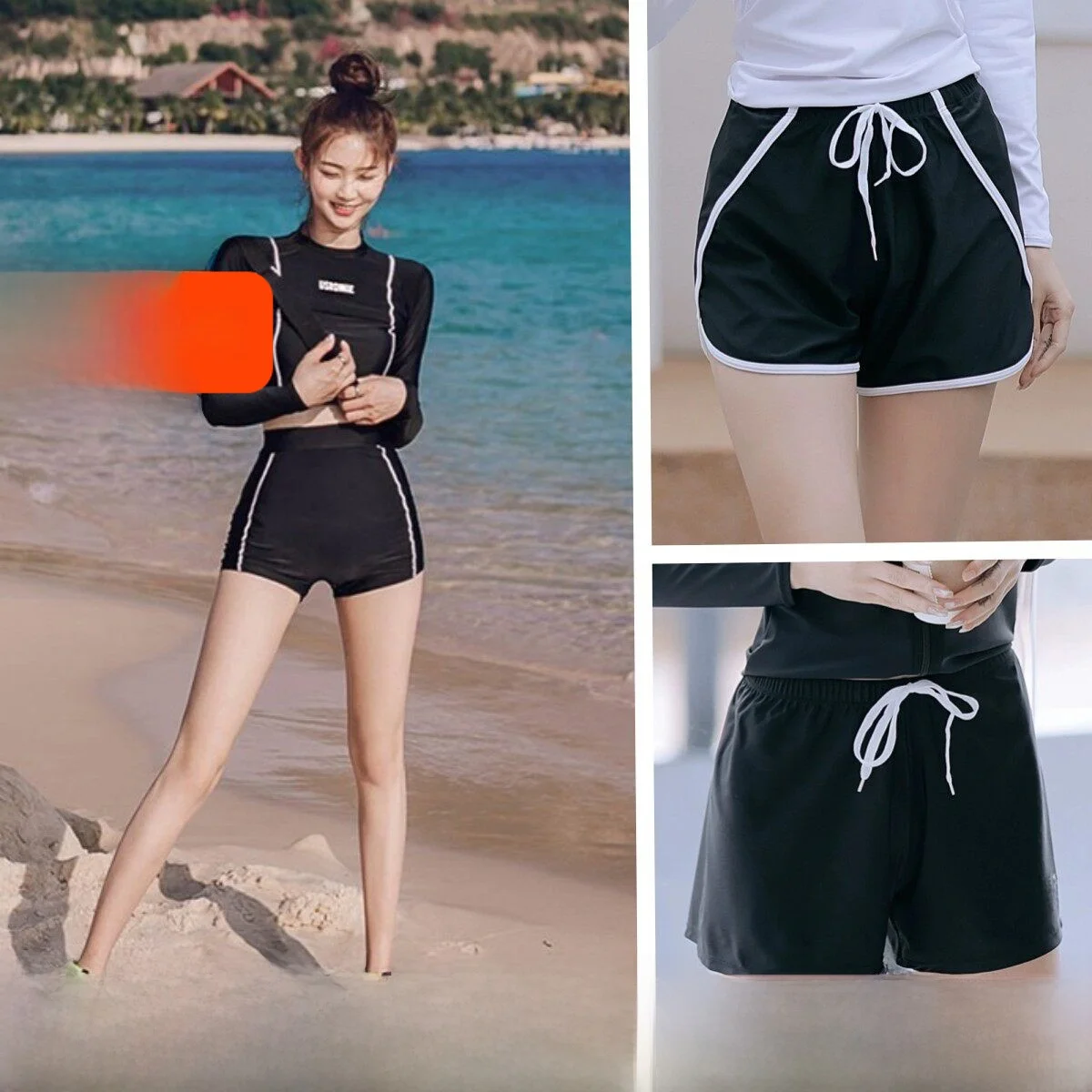 Qui Dry Women's Sport orts Beach Pants Separate Swimming Suits Loose Thermal Adult Bla Swimwear Anti-Light Walking
Qui Dry Women's Sport orts Beach Pants Separate Swimming Suits Loose Thermal Adult Bla Swimwear Anti-Light Walking