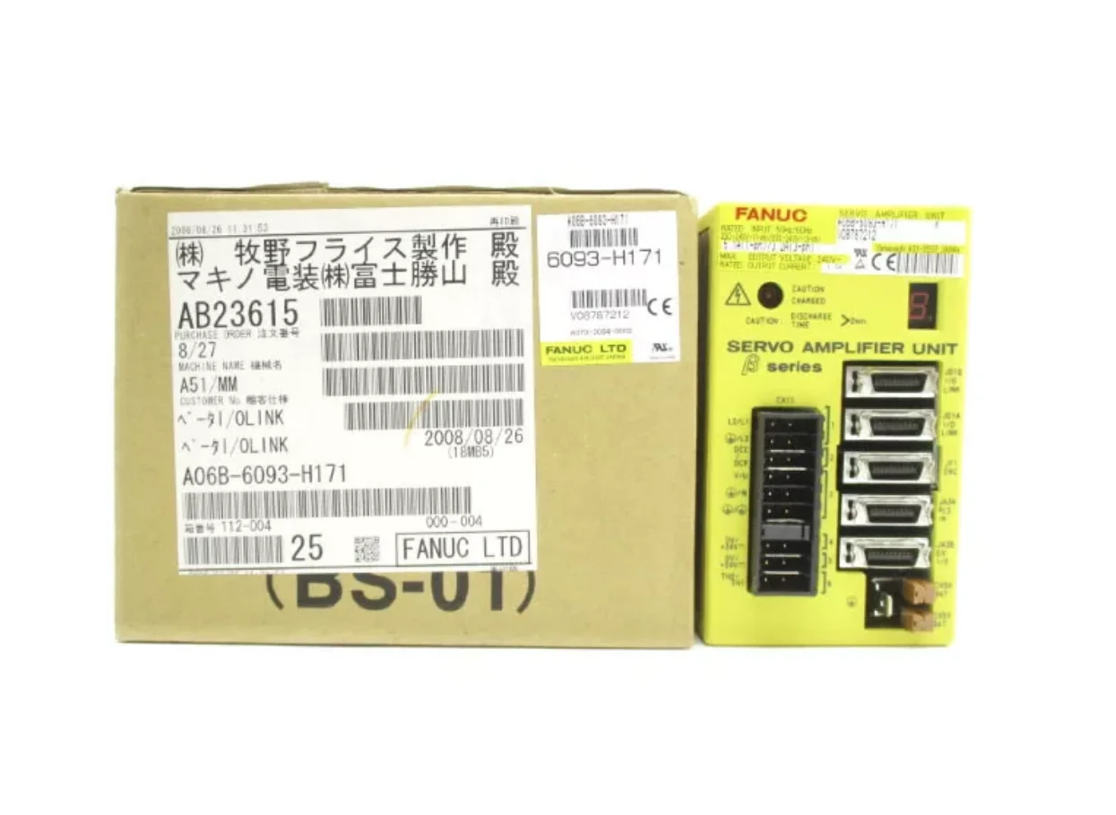A06B-6093-H171 New Fanuc Servo Drive Amplifier 12 Months Warranty A06B 6093 H171
A06B-6093-H171 New Fanuc Servo Drive Amplifier 12 Months Warranty A06B 6093 H171