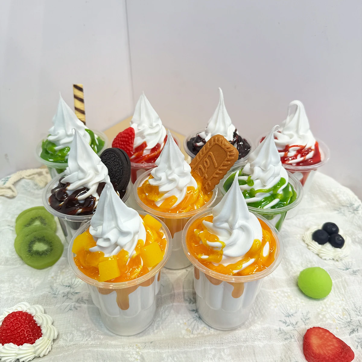 250ml Simulation Ice Cream Model Fake Ice Cream Props Window Display Stall Decoration Ornament Home Decor Faux Fruit
250ml Simulation Ice Cream Model Fake Ice Cream Props Window Display Stall Decoration Ornament Home Decor Faux Fruit