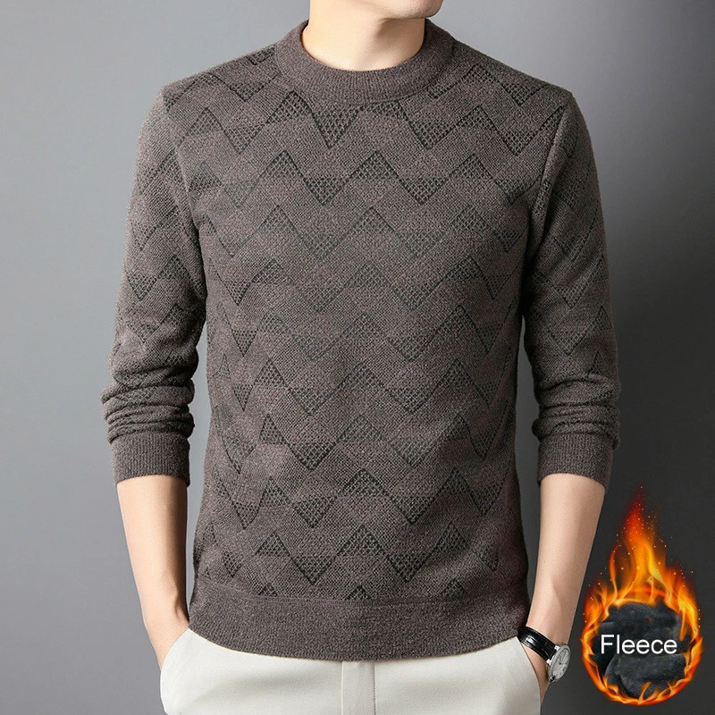 2024 Thick Men's Sweater Striped Casual Knitted Round Neck Warm Male Casual Pullover High Quality Autumn Winter Vintage Clothing
2024 Thick Men's Sweater Striped Casual Knitted Round Neck Warm Male Casual Pullover High Quality Autumn Winter Vintage Clothing