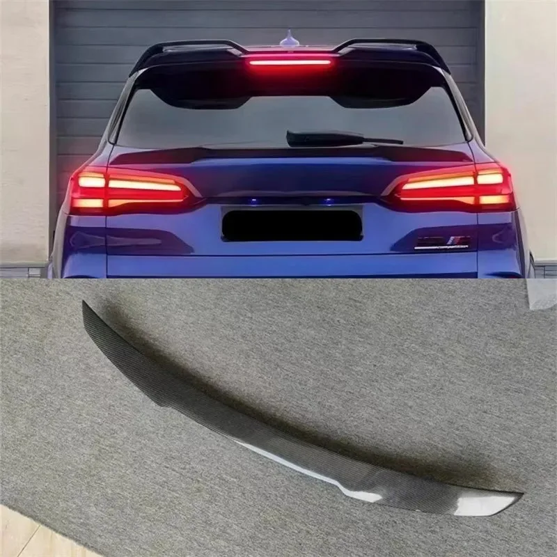 For BMW X5M F95 Real Carbon Fiber Top Tail Wing Tail Wing Wing Rear Trunk Lip Car Accessories Refit Decoration Spoiler Kit
For BMW X5M F95 Real Carbon Fiber Top Tail Wing Tail Wing Wing Rear Trunk Lip Car Accessories Refit Decoration Spoiler Kit