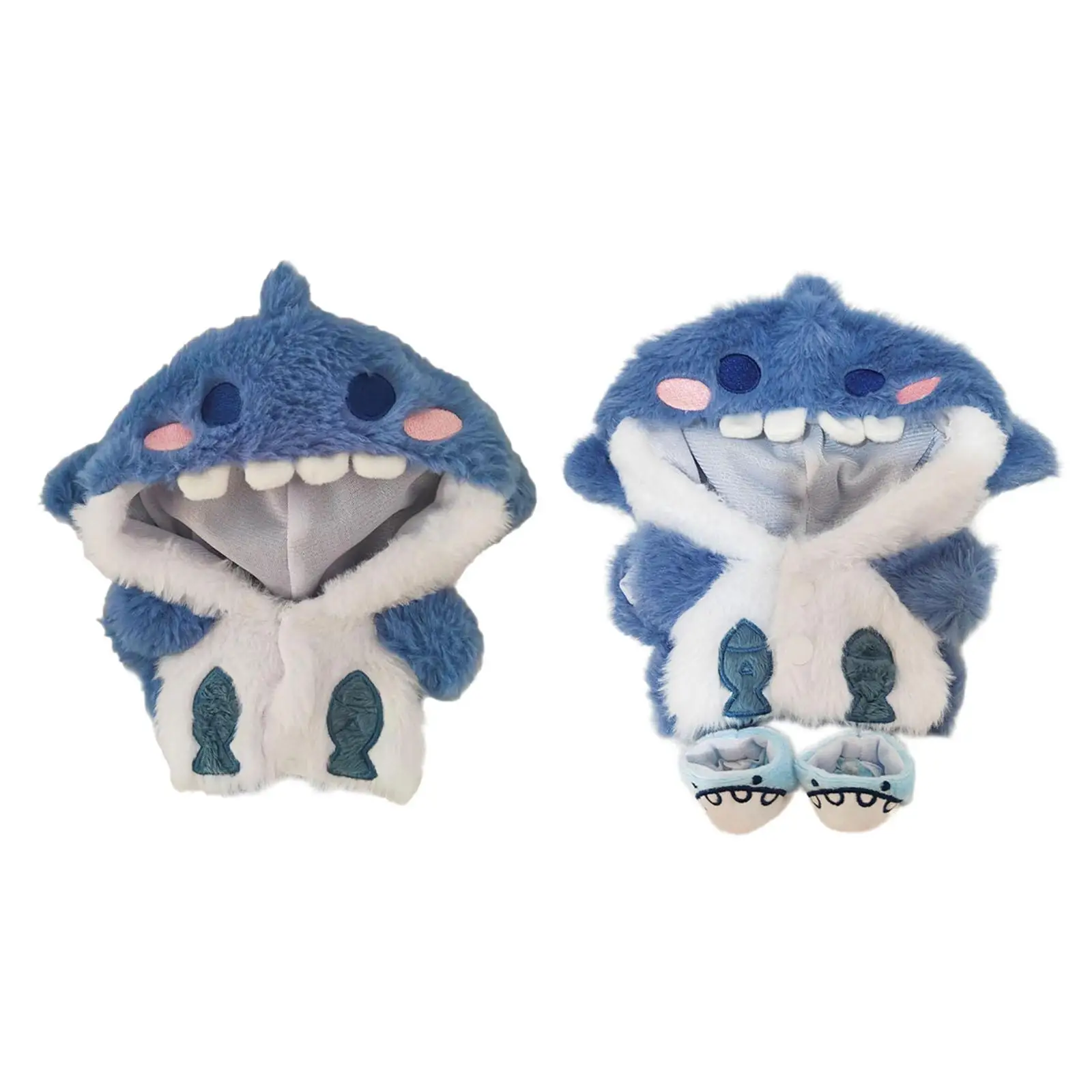 Dolls Shark Hoodie Costume Accessories for 20cm Dolls Thanksgiving Gifts
Dolls Shark Hoodie Costume Accessories for 20cm Dolls Thanksgiving Gifts