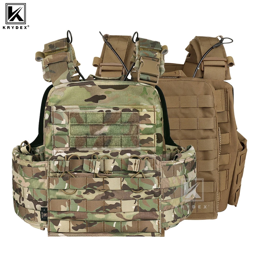 KRYDEX Tactical MOLLE CPC Plate Carrier Vest With Radio Side Pouch Mag Pouch Heavy Duty Body Armor Combat Airsoft Men Vest
KRYDEX Tactical MOLLE CPC Plate Carrier Vest With Radio Side Pouch Mag Pouch Heavy Duty Body Armor Combat Airsoft Men Vest