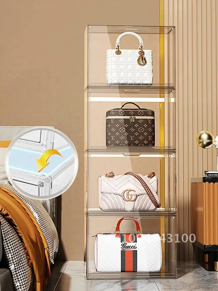 Luxury Handbag Organizer for Holder Closet Transparent Bag Box Dust-proof Woman Storage Wardrobe Gifts Handbag Showcase
Luxury Handbag Organizer for Holder Closet Transparent Bag Box Dust-proof Woman Storage Wardrobe Gifts Handbag Showcase