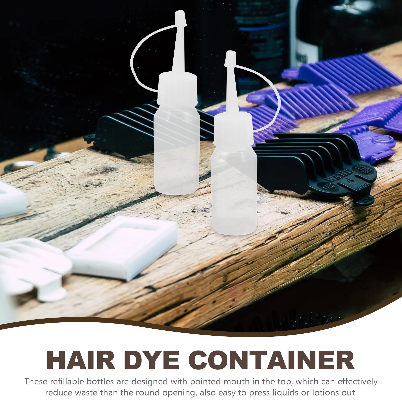 Набор из 12 многоразовых флаконов-аппликаторов с заостренным носиком для окрашивания волос, нанесения шампуня, кондиционера и масла
Набор из 12 многоразовых флаконов-аппликаторов с заостренным носиком для окрашивания волос, нанесения шампуня, кондиционера и масла