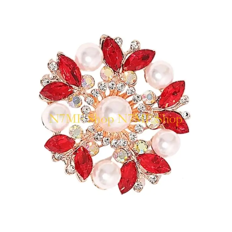 N7MF Multi Functional Crystal Floral Pin Alloy Jewelry Gift For Women Christmas Anniversary
N7MF Multi Functional Crystal Floral Pin Alloy Jewelry Gift For Women Christmas Anniversary