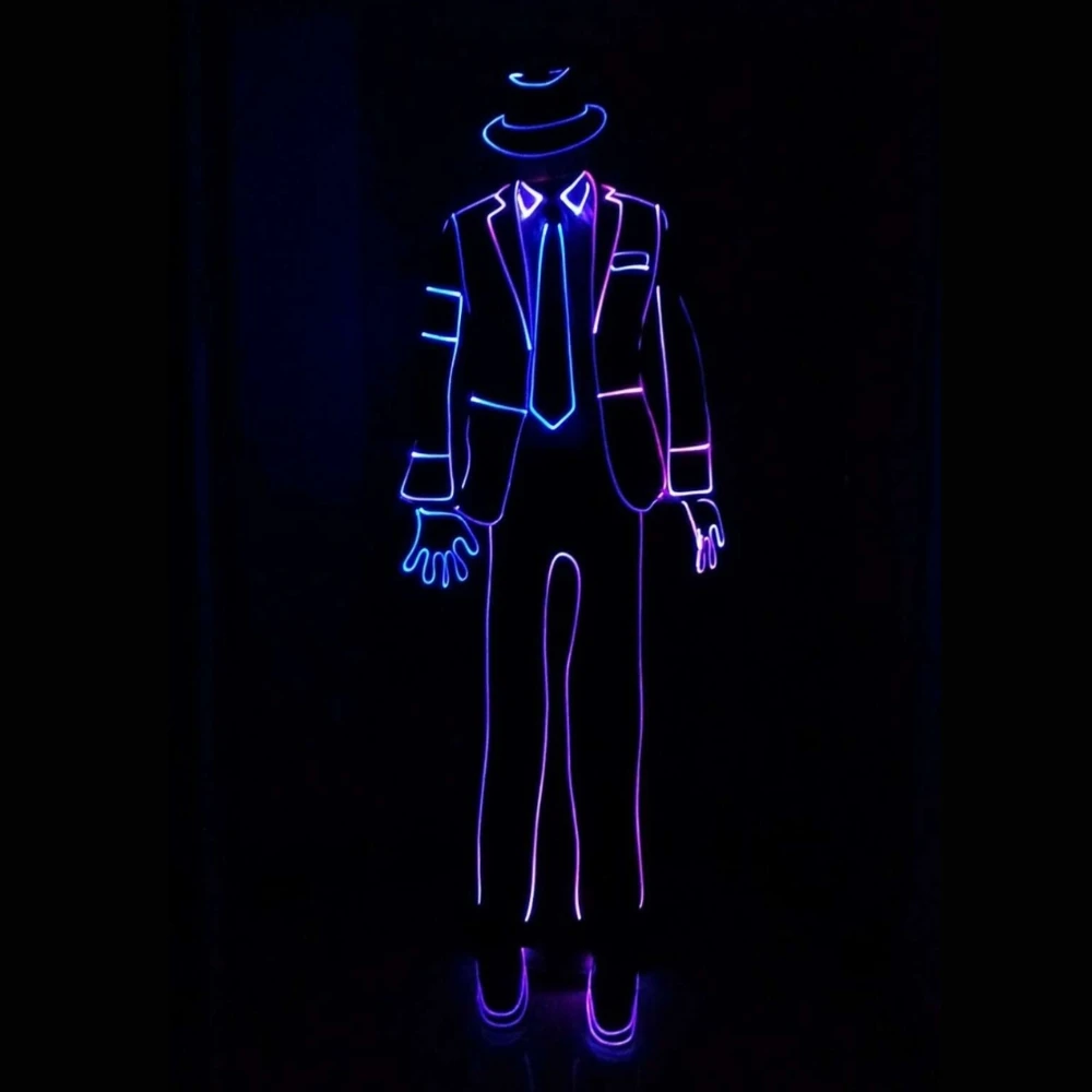 Led Cosplay Costume Optic Fiber Light Up Outfit Costume with Helmet for Men Dance Party
Led Cosplay Costume Optic Fiber Light Up Outfit Costume with Helmet for Men Dance Party
