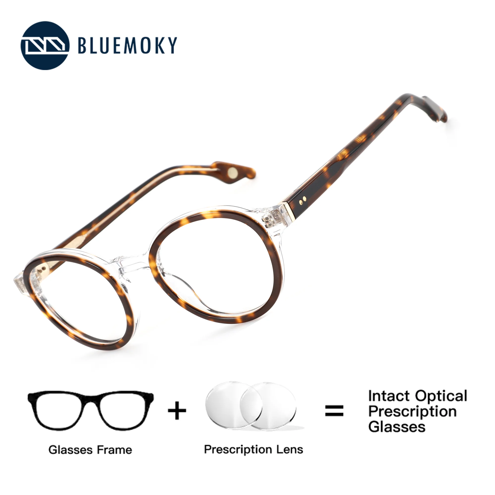 BLUEMOKY Round Optical Glasses With Recipe For Women Acetate Photochromic Brown Anti Blue Light Myopia Prescription Eyeglasses
BLUEMOKY Round Optical Glasses With Recipe For Women Acetate Photochromic Brown Anti Blue Light Myopia Prescription Eyeglasses