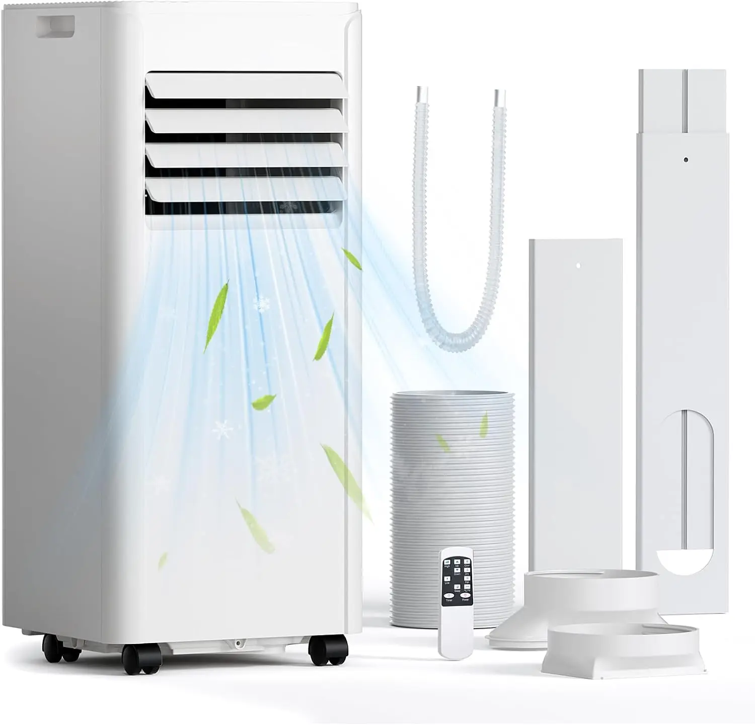 Portable Air Conditioner 10,000 BTU, Cools 450 Sq. Ft., 5-in-1 Quiet AC Unit with Remote Control, LED Display, 24H Timer, Sleep Mode, Window Kits for Bedroom, Office, Apartment
Portable Air Conditioner 10,000 BTU, Cools 450 Sq. Ft., 5-in-1 Quiet AC Unit with Remote Control, LED Display, 24H Timer, Sleep Mode, Window Kits for Bedroom, Office, Apartment