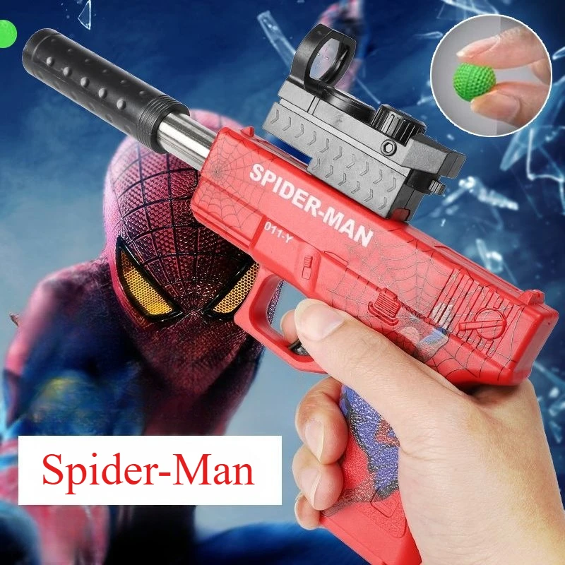 Marvel The Avengers Spider-Man Hulk Captain America Cartoon Pattern Boys' Toy Gun Stylish and Detachable Toy Model Holiday Gift
Marvel The Avengers Spider-Man Hulk Captain America Cartoon Pattern Boys' Toy Gun Stylish and Detachable Toy Model Holiday Gift