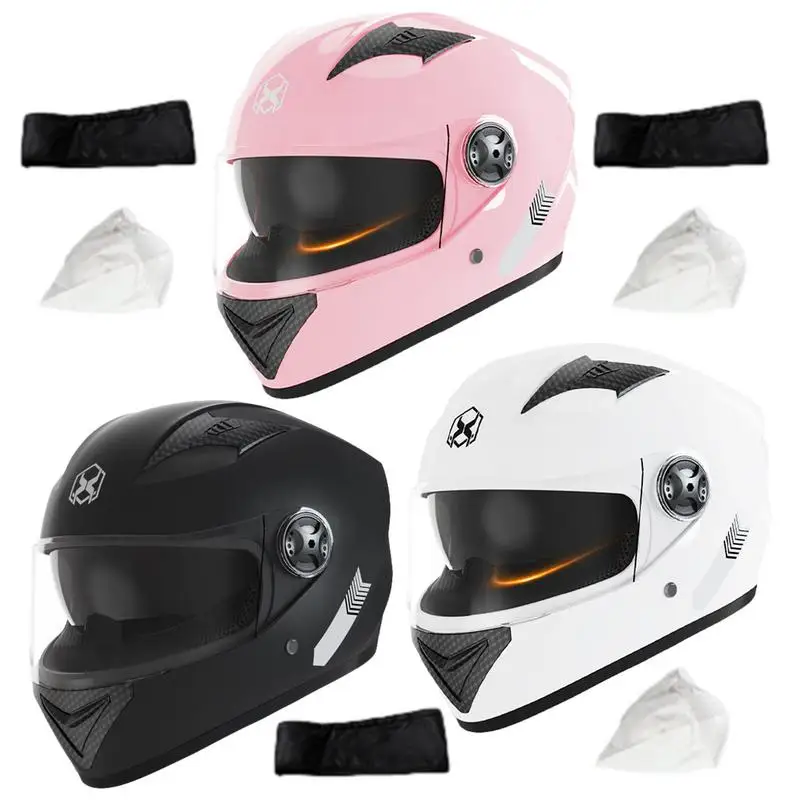 Motorcycle Helmets Street Bike Helmets Full Face Helmets Breathable Protective Motorbike Helmets with Neck Scarf for Scooter
Motorcycle Helmets Street Bike Helmets Full Face Helmets Breathable Protective Motorbike Helmets with Neck Scarf for Scooter