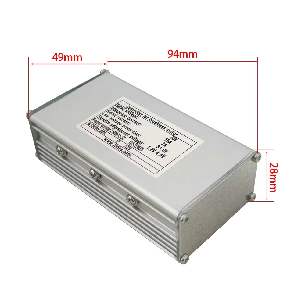 Nulkomma Brushless Motor Controller LSW815-56 36V 7A Speed Parts for Electric Scooters MTB Ebike Accessories Speed Controller
Nulkomma Brushless Motor Controller LSW815-56 36V 7A Speed Parts for Electric Scooters MTB Ebike Accessories Speed Controller