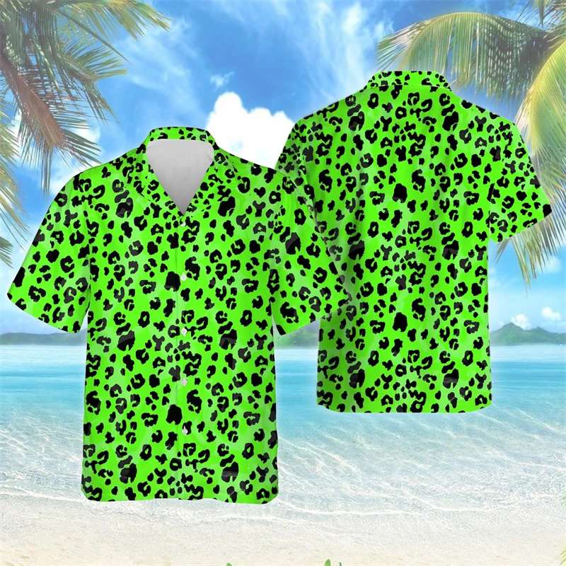 Female Leopard Graphic Lapel Blouse Fashion Male Streetwear Hip Hop Shirt For Men Clothes Wild Animal Short Sleeve Cheetah Top
Female Leopard Graphic Lapel Blouse Fashion Male Streetwear Hip Hop Shirt For Men Clothes Wild Animal Short Sleeve Cheetah Top