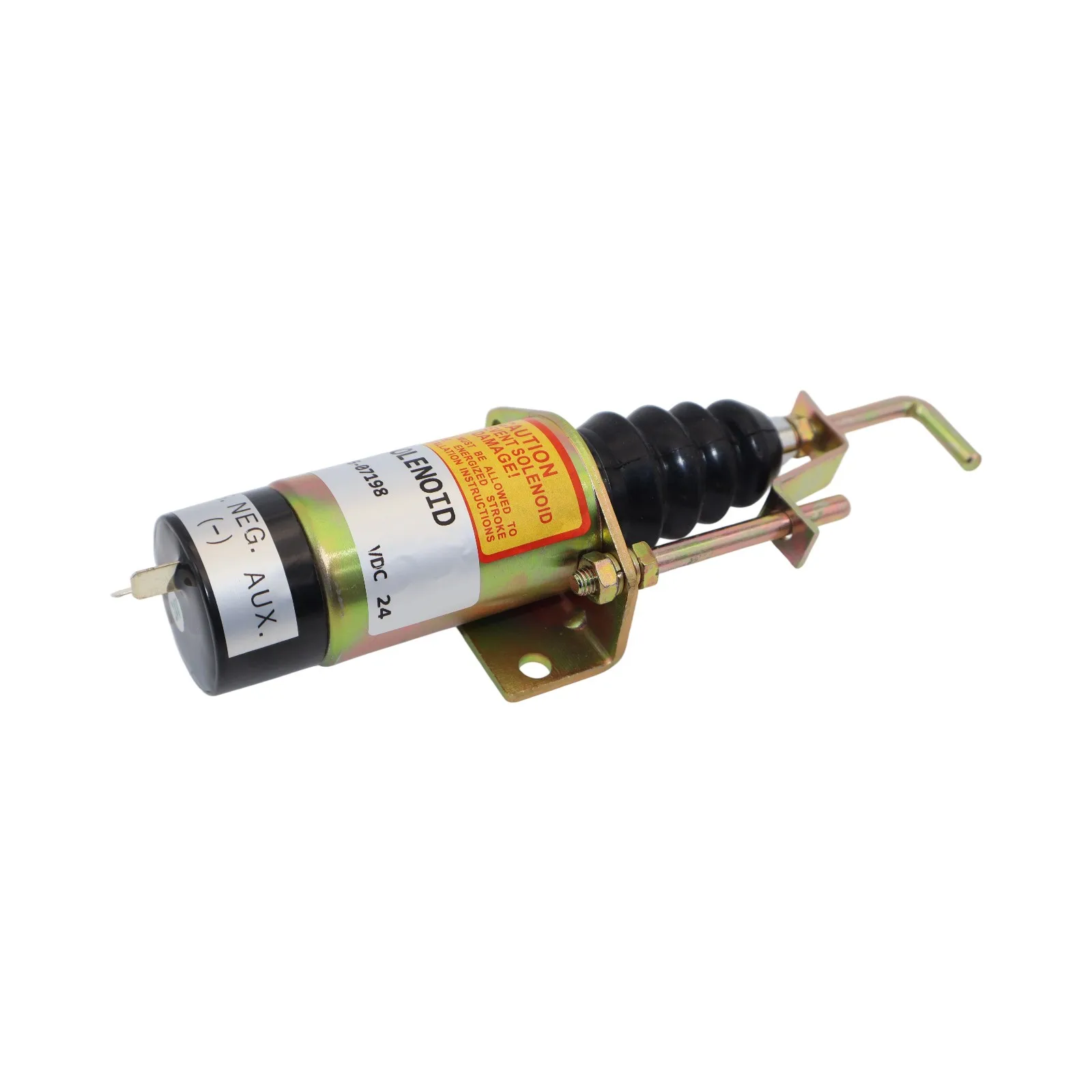 12V Fuel Shut Off Stop Solenoid Valve with Bracket 2 Pins 366-07198 For LPWS LPWT Excavator Electric Parts
12V Fuel Shut Off Stop Solenoid Valve with Bracket 2 Pins 366-07198 For LPWS LPWT Excavator Electric Parts