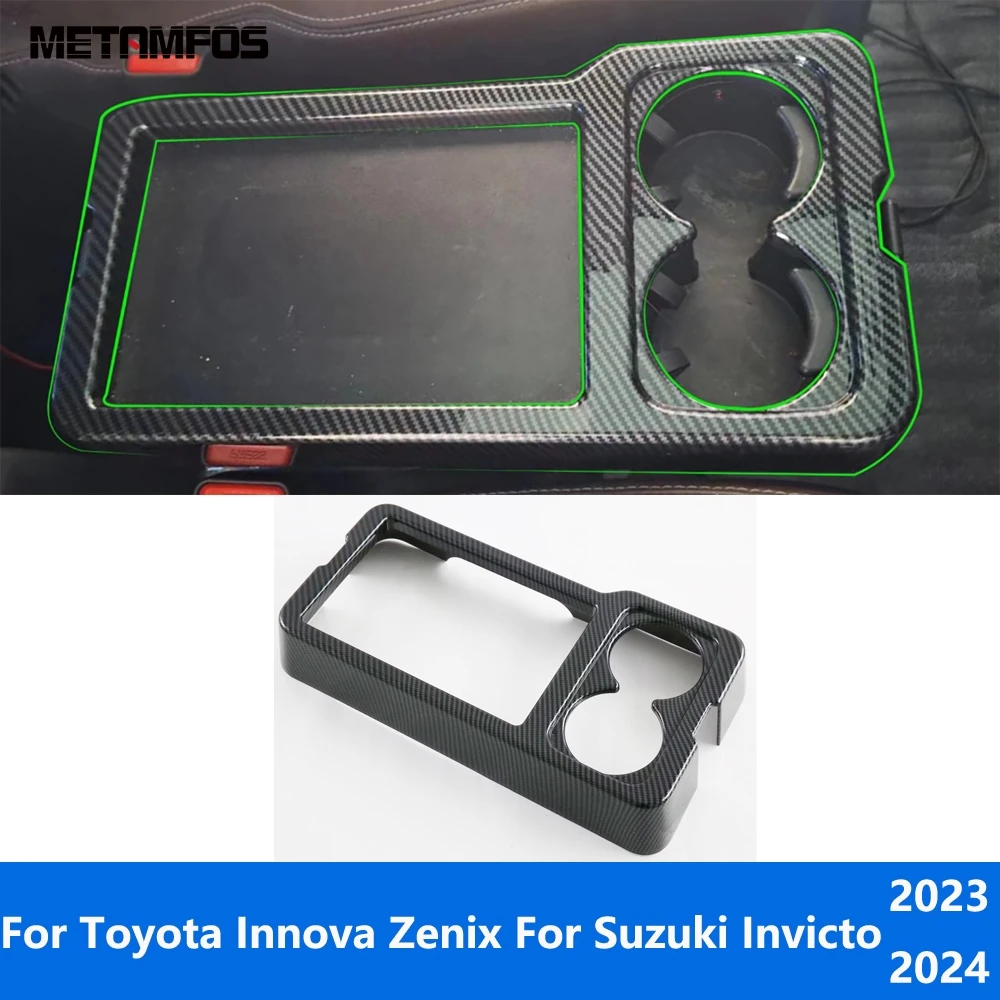 For Toyota Innova Zenix For Suzuki Invicto 2023 2024 Carbon Fiber Rear Seat Water Cup Panel Cover Trim Interior Accessories
For Toyota Innova Zenix For Suzuki Invicto 2023 2024 Carbon Fiber Rear Seat Water Cup Panel Cover Trim Interior Accessories