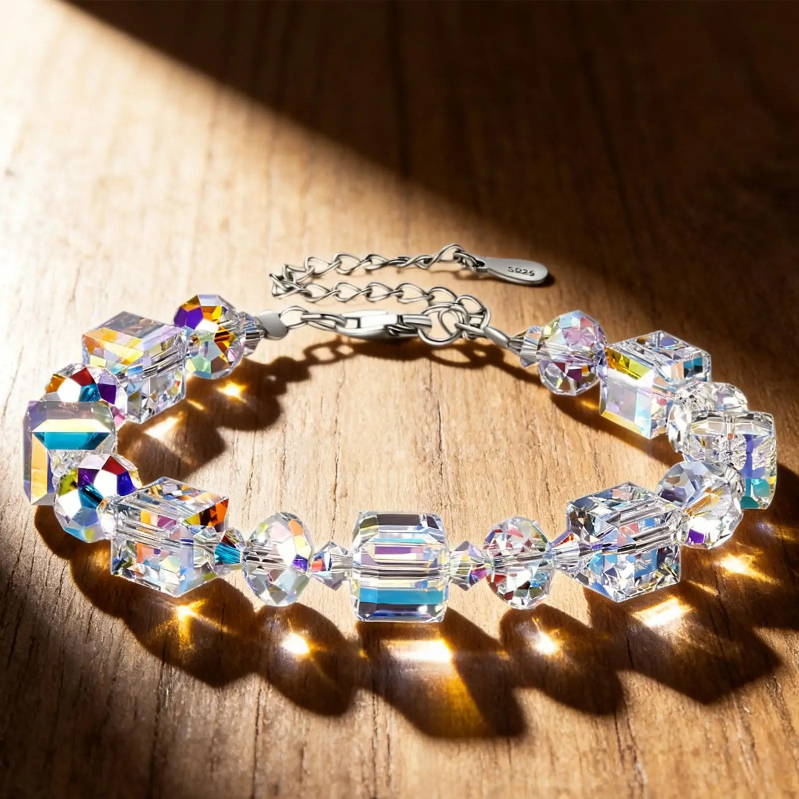 Женские браслеты из бисера и серебра 925 пробы с кристаллами, ручной работы, регулируемая цепочка, стильный декор для помолвки и вечеринки
Женские браслеты из бисера и серебра 925 пробы с кристаллами, ручной работы, регулируемая цепочка, стильный декор для помолвки и вечеринки