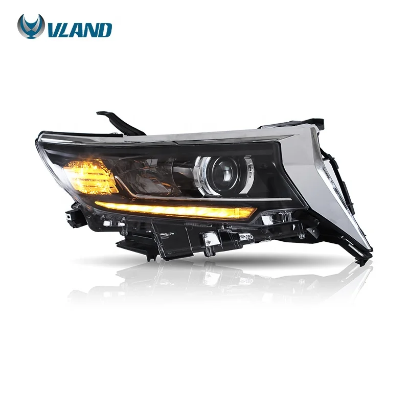 VLAND Full LED Headlights With Sequential Front Lamp 2015-UP Car Head Lights for Toyota Prado Land Cruiser 150 Headlamp
VLAND Full LED Headlights With Sequential Front Lamp 2015-UP Car Head Lights for Toyota Prado Land Cruiser 150 Headlamp